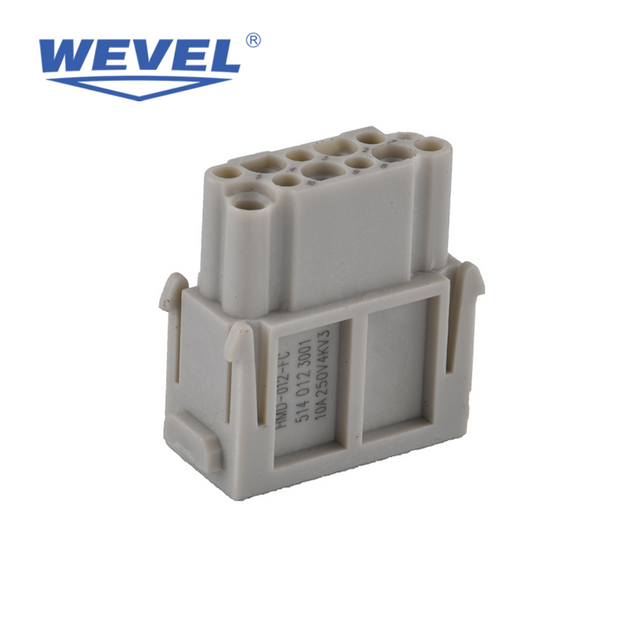 Multi-circuit heavy-duty industri&euml;le connector Schroefaansluiting Man Vrouw